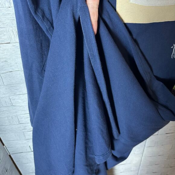 Cover charge women’s dress knit navy blue painted pockets Lagenlook art teacher - Picture 12 of 13